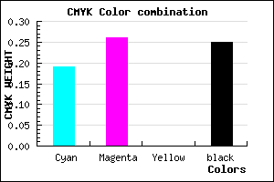 #998CBE color CMYK mixer