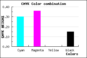 #998CDA color CMYK mixer