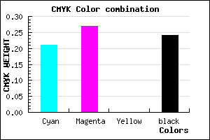 #998EC2 color CMYK mixer