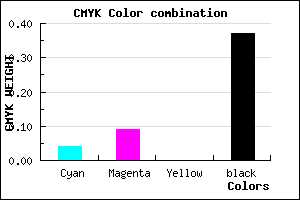 #9992A0 color CMYK mixer