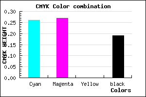 #9997CF color CMYK mixer