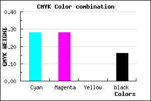 #9999D5 color CMYK mixer
