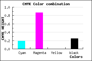 #9918BE color CMYK mixer