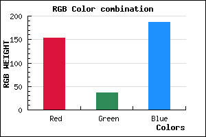 rgb background color #9924BB mixer