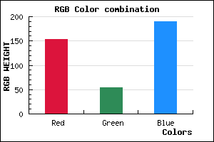 rgb background color #9936BE mixer