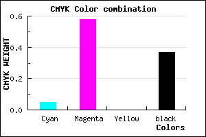 #9943A1 color CMYK mixer
