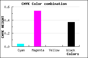 #994AA0 color CMYK mixer