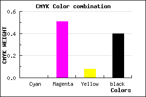 #994B8D color CMYK mixer
