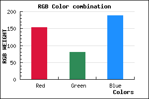 rgb background color #9950BC mixer
