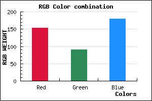 rgb background color #995AB3 mixer