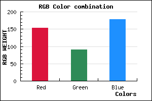 rgb background color #995BB2 mixer