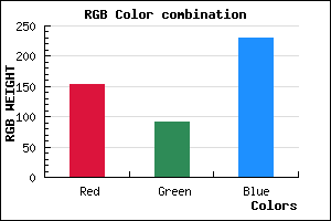 rgb background color #995BE6 mixer