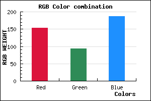 rgb background color #995DBB mixer