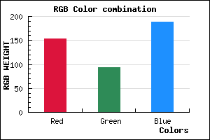 rgb background color #995DBD mixer