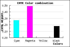 #9A6CD2 color CMYK mixer