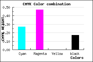#9A6FD3 color CMYK mixer