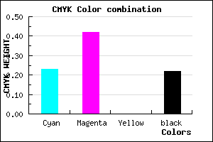 #9A74C8 color CMYK mixer