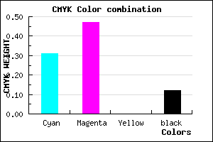#9A76E0 color CMYK mixer