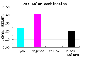 #9A77CB color CMYK mixer