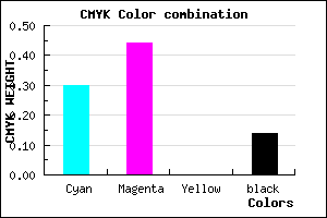 #9A7BDB color CMYK mixer