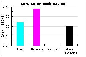 #9A7DCB color CMYK mixer