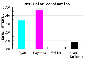 #9A7EEA color CMYK mixer