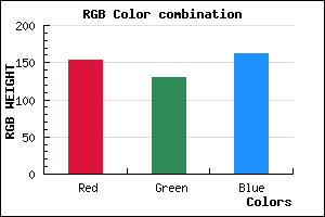 rgb background color #9A82A2 mixer