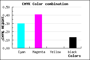 #9A83DD color CMYK mixer