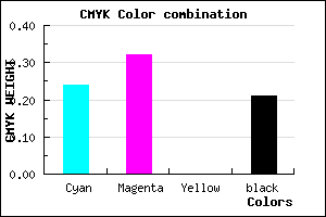#9A89CA color CMYK mixer