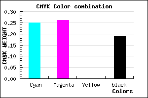 #9A98CE color CMYK mixer