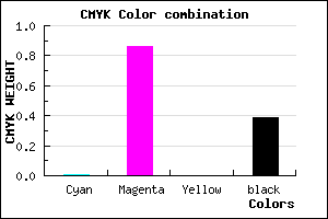 #9A169C color CMYK mixer