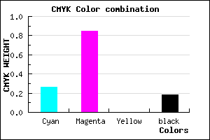 #9A1FD1 color CMYK mixer