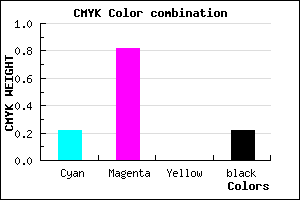 #9A24C6 color CMYK mixer