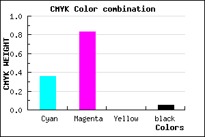#9A29F1 color CMYK mixer