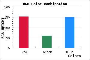rgb background color #9A3C96 mixer