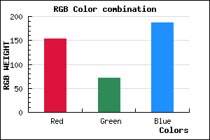 rgb background color #9A48BB mixer