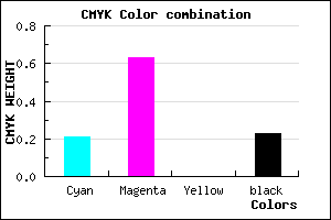 #9A48C4 color CMYK mixer