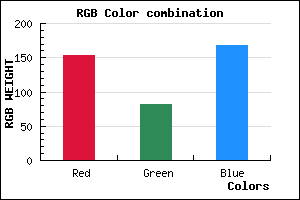 rgb background color #9A52A8 mixer