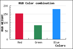rgb background color #9A53B3 mixer