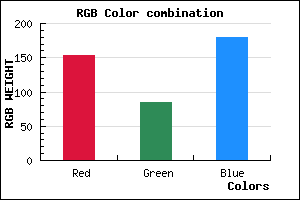 rgb background color #9A54B4 mixer