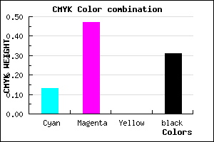 #9A5DB1 color CMYK mixer