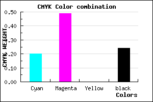 #9A63C1 color CMYK mixer