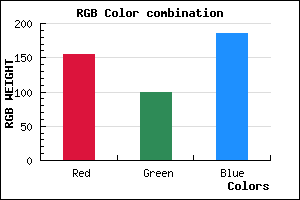 rgb background color #9B64BA mixer