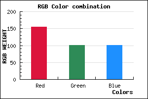 rgb background color #9B6565 mixer