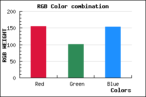rgb background color #9B6599 mixer