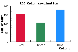 rgb background color #9B6AB4 mixer