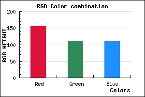 rgb background color #9B6D6D mixer