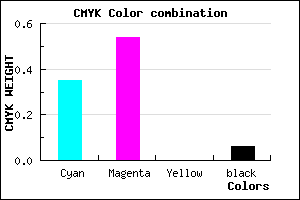 #9B6EF0 color CMYK mixer