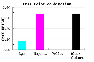 #9B6FA9 color CMYK mixer