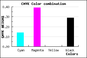 #9B6FB5 color CMYK mixer